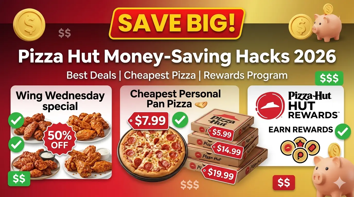 How to Save Big at Pizza Hut 2026: Money-Saving Guide, Best Deals & Cheapest Pizza Tips